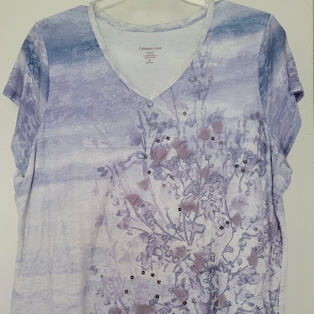 Women's short sleeve shirt by Coldwater Creek